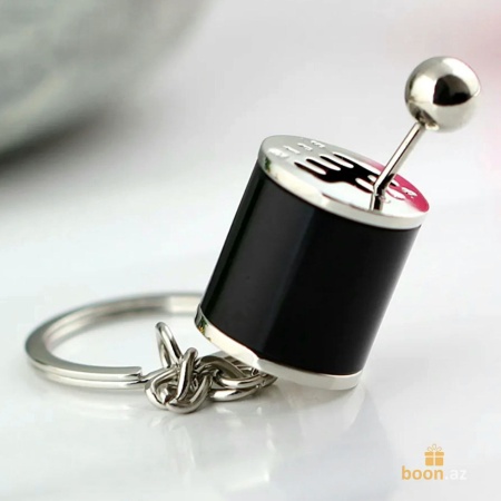 Брелок Коробка передач (черный)